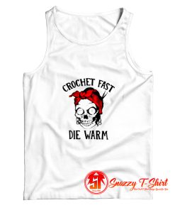 Skull crochet fast die warm Tank Top