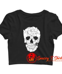 Skull of Cats Cool Crop Top Shirt