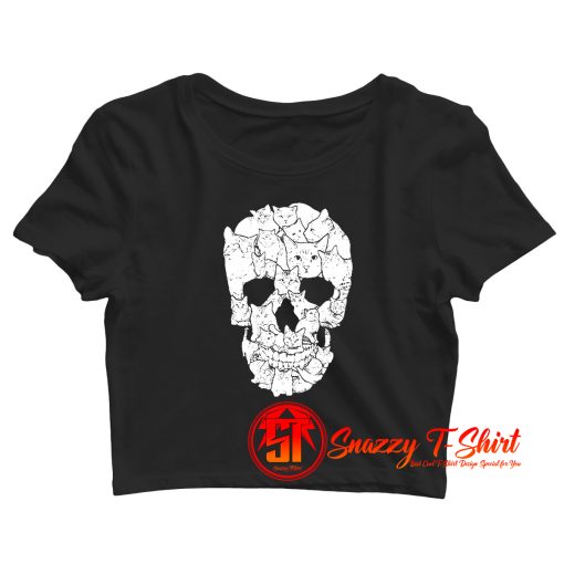 Skull of Cats Cool Crop Top Shirt