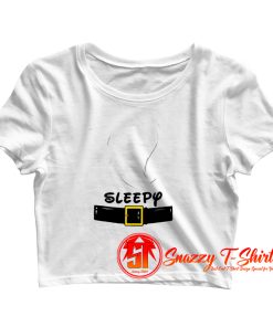 Sleepy Dwarf Halloween Crop Top Shirt