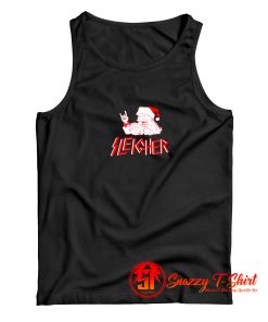 Sleigher Santa Heavy Metal Christmas Tank Top