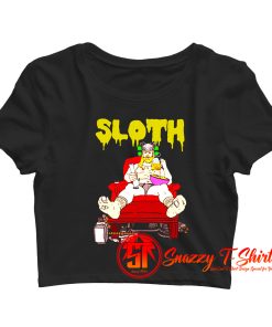 Sloth Crop Top Shirt