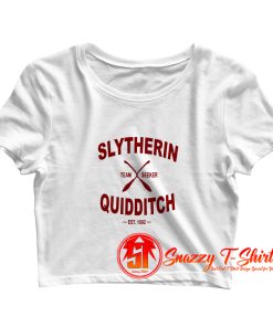 Slytherin Quidditch Team Seeker Crop Top Shirt