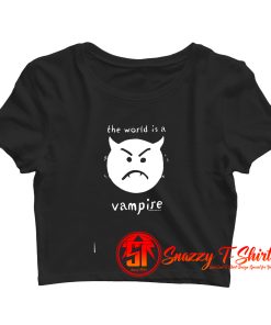 Smashing Pumpkins The World Is A Vampire Crop Top Shirt