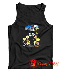 Snoopy Bad Dog Doctor Who Mashup Christmas Tank Top