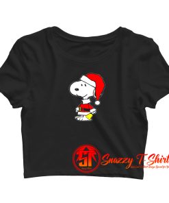 Snoopy Christmas cute Crop Top Shirt