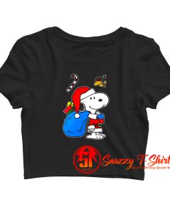 Snoopy Christmas gifts Funny Snoopy Christmas Crop Top Shirt