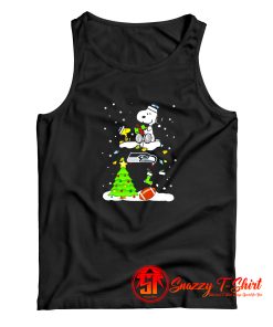 Snoopy Merry Christmas NFL Seahawks Tank Top