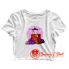 Snoopy World Traveler Crop Top Shirt