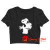 Snoopy x Brian Family Guy Mashup Custom Crop Top Shirt