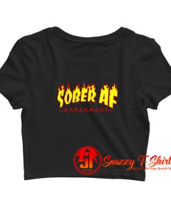 Sober AF Sobermode Crop Top Shirt