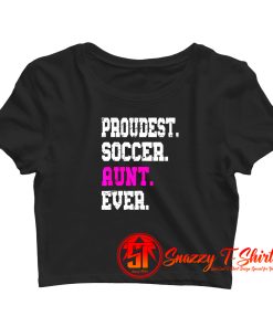 Soccer Aunt Crop Top Shirt