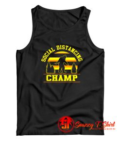 Social Distancing Funny Tank Top