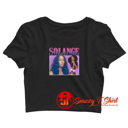 Solange Rapper Crop Top Shirt