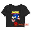 Sonic The Hedgehog Boys Crop Top Shirt