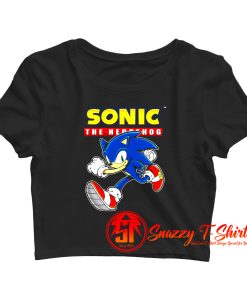 Sonic The Hedgehog Boys Crop Top Shirt