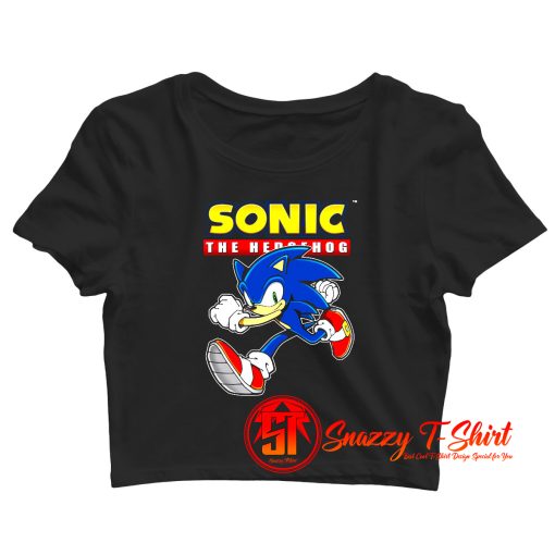 Sonic The Hedgehog Boys Crop Top Shirt