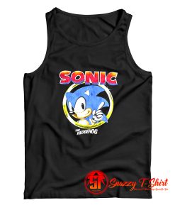 Sonic The Hedgehog Pointing Finger Tank Top