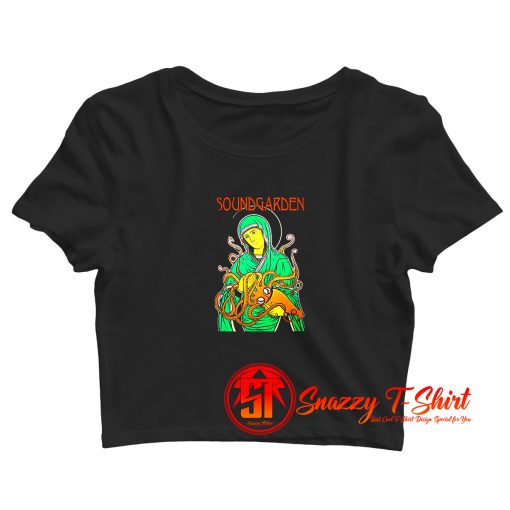 Soundgarden Band Concert Crop Top Shirt