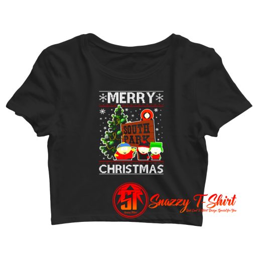 South Park Merry Christmas Knit Crop Top Shirt