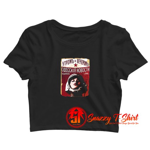 Soviet Utopia Crop Top Shirt