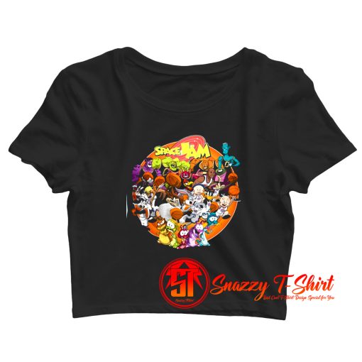 Space Jam English Retro Custom Crop Top Shirt