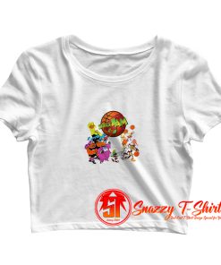 Space Jam Jump Ball Crop Top Shirt