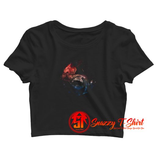 Space Skull Crop Top Shirt