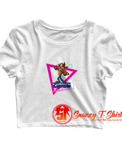 Special of Crash Bandicoot Playstation Gaming Crop Top Shirt