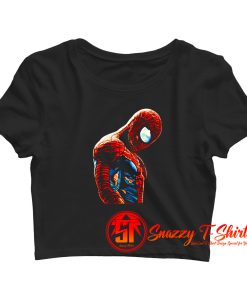 Spider Man Crop Top Shirt