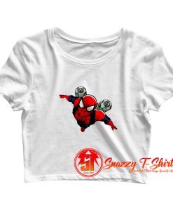 Spiderman Jetpack Crop Top Shirt