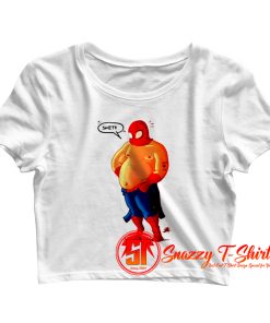 Spiderman Marvel Hero Crop Top Shirt