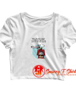 Star Trek Snoopy And Woodstock Crop Top Shirt