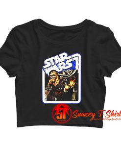 Star Wars Chewbacca And Han Solo Crop Top Shirt