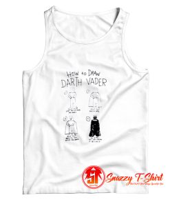 Star Wars How To Draw Darth Vader Tank Top