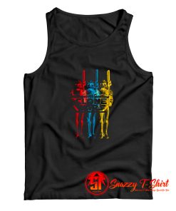 Star Wars The Clone Wars Trooper Trio Tank Top