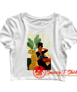 Stay Home With Animals Crop Top Shirt