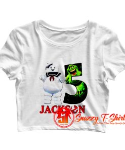 Stay Puft Marshmallow Man Ghostbusters Crop Top Shirt