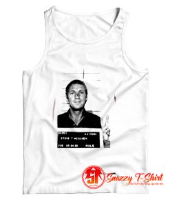 Steve Mcqueen Mugshot Tank Top