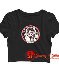 Stevie Nicks Gold Dus Woman Crop Top Shirt