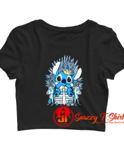 Stitch King Game of Thrones Parody Crop Top Shirt