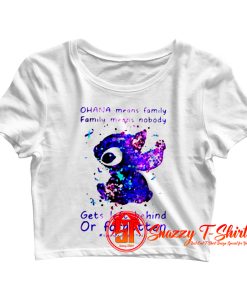 Stitch Ohana Crop Top Shirt