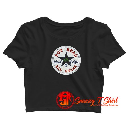 Stoner Gifts Pot Head Crop Top Shirt