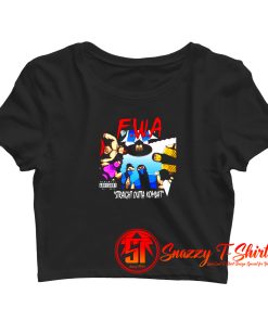 Straight Outta Kombat Game Crop Top Shirt