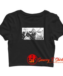 Straight Outta Scranton The Office Michael Scott Dwight Schrute Crop Top Shirt