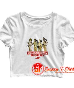 Stranger Things Demogorgon Busters Crop Top Shirt