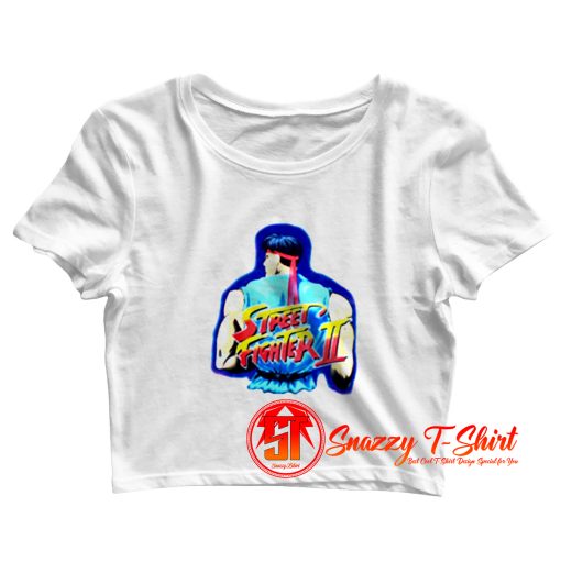 Street Fighter 2 Throwback 90s Crop Top Shirt