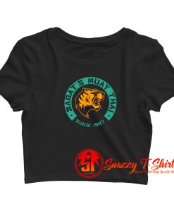 Street Fighter Sagat Muay Thai Since 1987 Crop Top Shirt