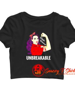 Stroke Awareness Crop Top Shirt