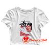 Stussy Support Virgil Abloh World Tour Crop Top Shirt
